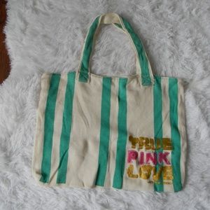VS Pink Cloth Tote Bag